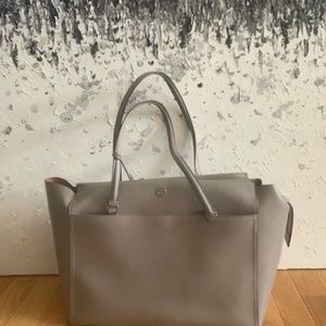 Tory Burch Parker Large Tote Dusty Storm Gray
